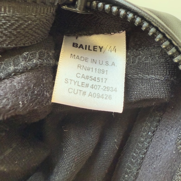 Bailey 44 Joggers Faux Leather Panels Black Size M - Picture 8 of 12